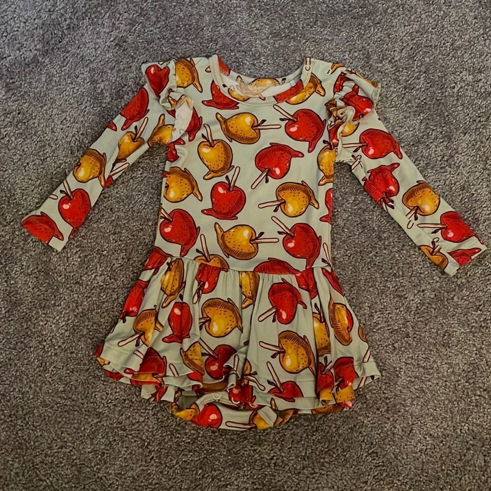 Dream Jamms Caramelt Your Heart Ruffle Romper